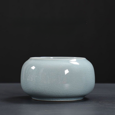 Treova 華麗花盆 幸福型 陶鍋, 粉青, 1個