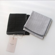 Vavisoo Cozy 素色蕾絲手帕 2件組