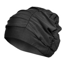 Moa 褶皺泳帽, 1個, 黑色