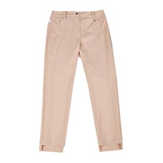 HALEY 女款修身後開衩拼色設計長褲 HU-WP1004