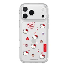 Hello Kitty 凱蒂貓 水晶設計透明手機殼
