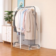 JLIFE Wonti 防水防塵拉鍊衣架套 透明, 1個, 1入