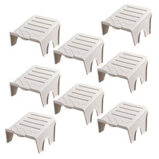 EVER HOUSE 素色雙層鞋子收納架, 象牙, 8個