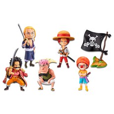 BANPRESTO One Piece World Collectible Wallcall WCF Wano Kuni Reminiscences Reminiscences Vol 2 2nd Figure 6 件套, 1個