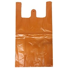 富國 手提高級超市袋 橘色 3號, 140個, 10L