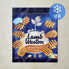 램웨스턴 와플모양 시즈닝 감자튀김 (냉동), 600g, 1개