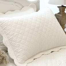 MaMaison 玫瑰絎縫棉質枕頭套