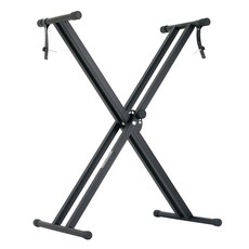 Mighty King 可折疊鍵盤X型腳架 MKS120, 黑色, 1個