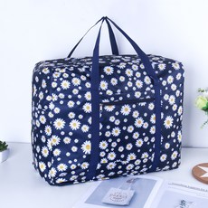 大容量棉被方形收納袋, 08小雛菊海軍藍, 1個