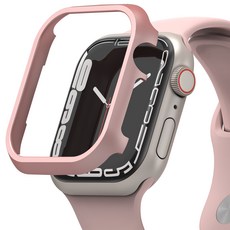 NUART Apple Watch鋁合金錶框保護殼, 粉色的