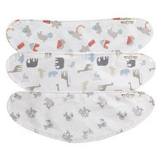 ggoom duboo 動物超細纖維圍兜3件組