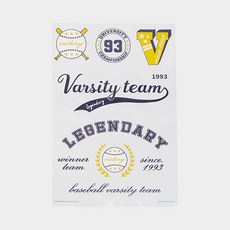 HAPPY BEARS 熨斗貼紙, 棒球校隊, 1個