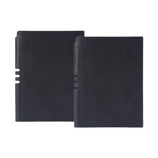 商務用人造皮革日記本 2入, Type1