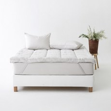 La Pomme Dillis 60支鬆緊帶床墊, 淺灰色