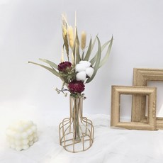 GAPANG 乾燥花 DRYD018 + 花盆套組, 04號