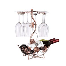 樹狀鐵製紅酒架 YT_RA158, 單一顏色, 1個