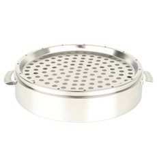 漢陽金屬 不鏽鋼蒸餃器 不鏽鋼蒸盤 245mm x 57mm x 45mm, 小號（直徑245mm x 高57mm x 深45mm）, 1個