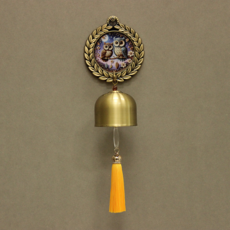 인테리어 풍수 월계수 부엉이 2마리 도어벨 khhl293, 신주