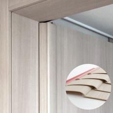 門縫防夾手摺疊式全面保護罩, 1個, 灰米色