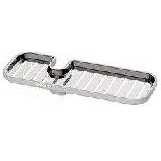 Market Pio廚房水槽水龍頭置物架, 長灰色, 1個