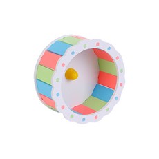 몸짱 햄찌가 되고 싶다면 따라와라 햄스터 쳇바퀴 13cm, 레인보우, 1개