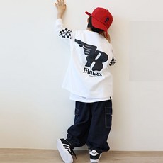 sonyun market 兒童滑板翅膀羅紋T恤