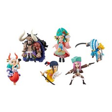 BANPRESTO 一件式世界收藏品 Wall Call WCF WT100 紀念海盜白色手錶第 8 卷第 8 個人偶 6 件套, 1個
