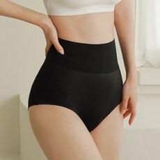 파란 여성용 심리스 노라인 슬림 복대 팬티 2p