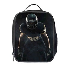 橄欖球設計保溫保冷托特斜背包便當袋 22, 1個