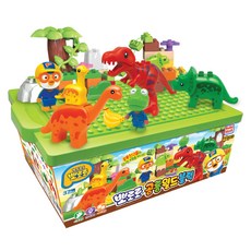 JOOYEONG Pororo 恐龍世界積木套裝, 混色