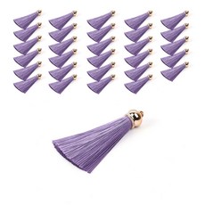 Home&Life 鍍金流蘇, 薰衣草紫, 30個