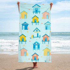 Sonio Vacance 超細纖維海灘巾 90 x 180 cm, TYPE04, 1個