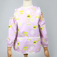 BEBE CHOUETTE 兒童防水無袖圍裙 + 袖套 2件組