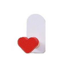 유니크 디자인 후크 비스코스, 하트, 1개