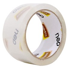 Deli 低噪音封箱膠帶補充卷 標準型 48mm x 40m, 1個, 透明