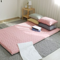 可水洗防滑絎縫床墊套, Indie Pink