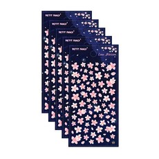 Petit 季節貼紙 春天 Love Blossom DA5397, 5個, 混合顏色