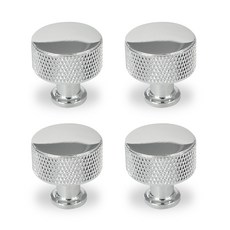 EASYWAY 1孔歐風銀色家具把手, 4個