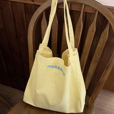 소리달 여성용 로네 파스텔톤 가벼운 토트 숄더백