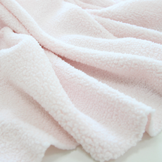 릴리패브릭 스무디 단면 양털 원단, 연핑크, 1개