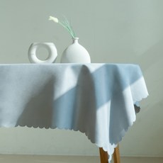 Sheriel 整潔防皺桌巾, 超特大(180 x 320 cm), 灰色, 1個