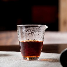 多孔玻璃圓形茶海, 單一顏色, 300ml, 1個