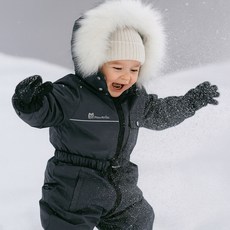 리틀래빗 아동용 C 스노우베어 점프수트