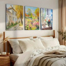 퍼니즈 슬림액자 명화 폼보드 포스터 액자세트 모네 인스프릿B, 없음