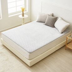 눕자 전기요장판 소프트극세사 카본 탄소매트 KK-1616, 그레이, 퀸 분리난방(160 x 200 cm)