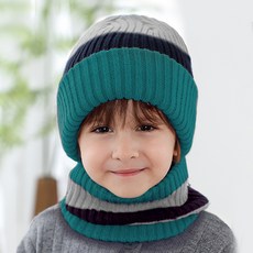 woojooi 兒童款 冬季來臨 帽子圍脖套組