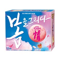 오리온 봄 한정 초코파이 딸기스케치 12p, 456g, 1개
