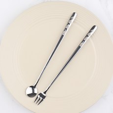 瓷光雷射長匙 3p + 叉子 3p 組, 1套, 混色