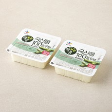 행복한콩 국산콩 100% 부침찌개 겸용 두부, 300g, 2개