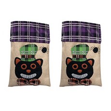 The Flow 束口抽繩包, 2個, 黑貓